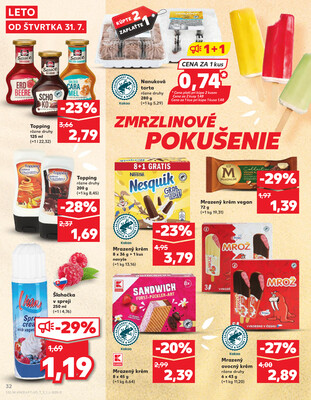 Kaufland 31.7. - 6.8. - Kaufland Bratislava - Rača
