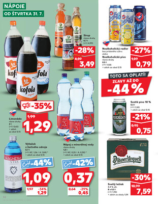 Kaufland 31.7. - 6.8. - Kaufland Bratislava - Rača