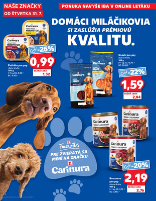 Kaufland 31.7. - 6.8. - Kaufland Bratislava - Rača