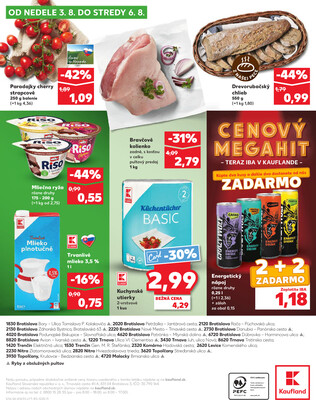 Kaufland 31.7. - 6.8. - Kaufland Bratislava - Rača