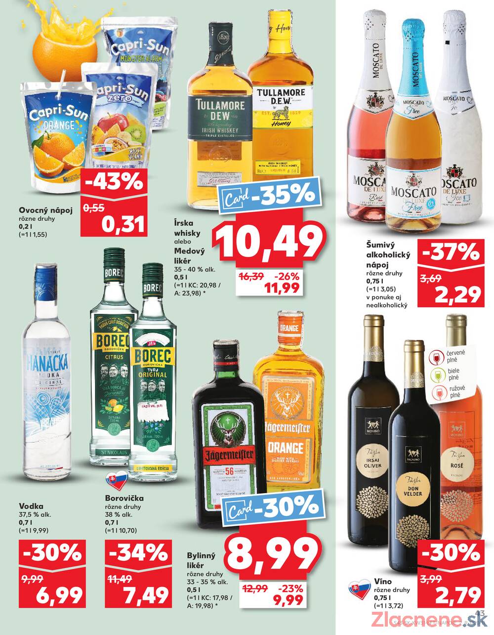 Leták Kaufland - Kaufland 31.7. - 6.8. - Kaufland Nitra - Čermáň - strana 43