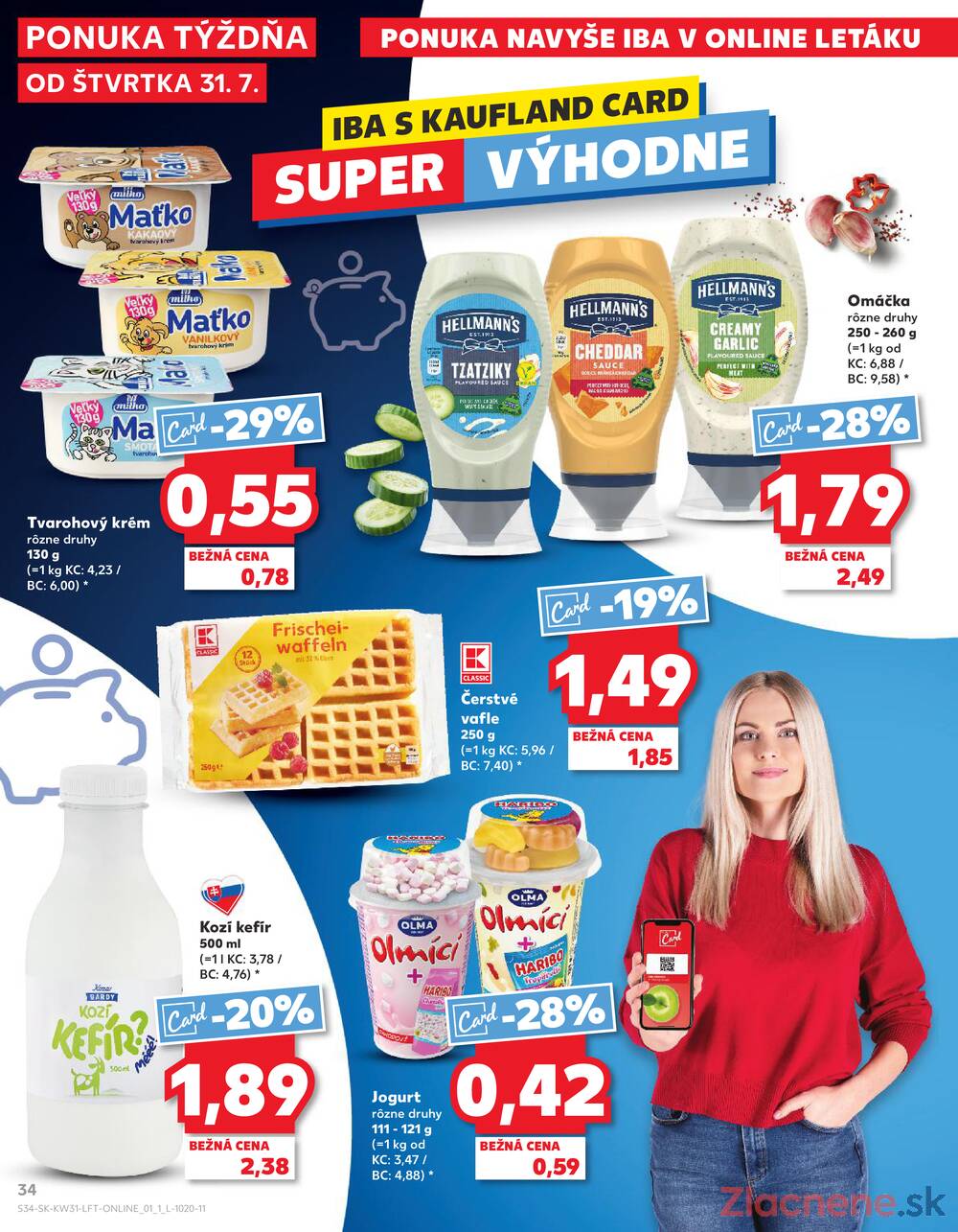 Leták Kaufland - Kaufland 31.7. - 6.8. - Kaufland Trnava - Nová ul. - strana 34