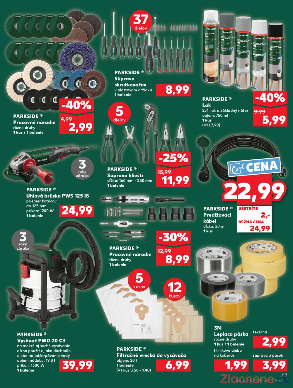 Leták Kaufland - Kaufland 31.7. - 6.8. - Kaufland Trnava - Nová ul. - strana 63