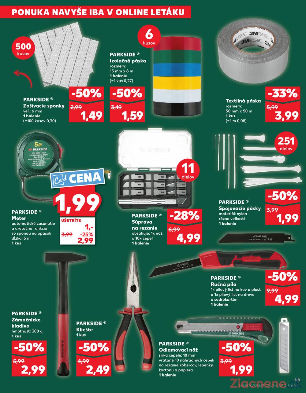 Leták Kaufland - Kaufland 31.7. - 6.8. - Kaufland Bratislava - Avion (Ivanská cesta) - strana 65