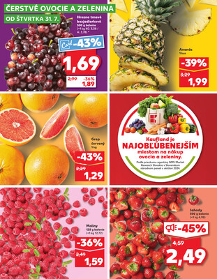 Kaufland 31.7. - 6.8. - Kaufland Martin
