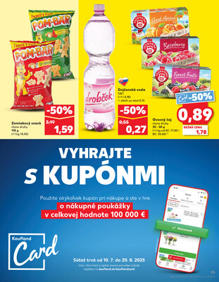 Kaufland 31.7. - 6.8. - Kaufland Martin