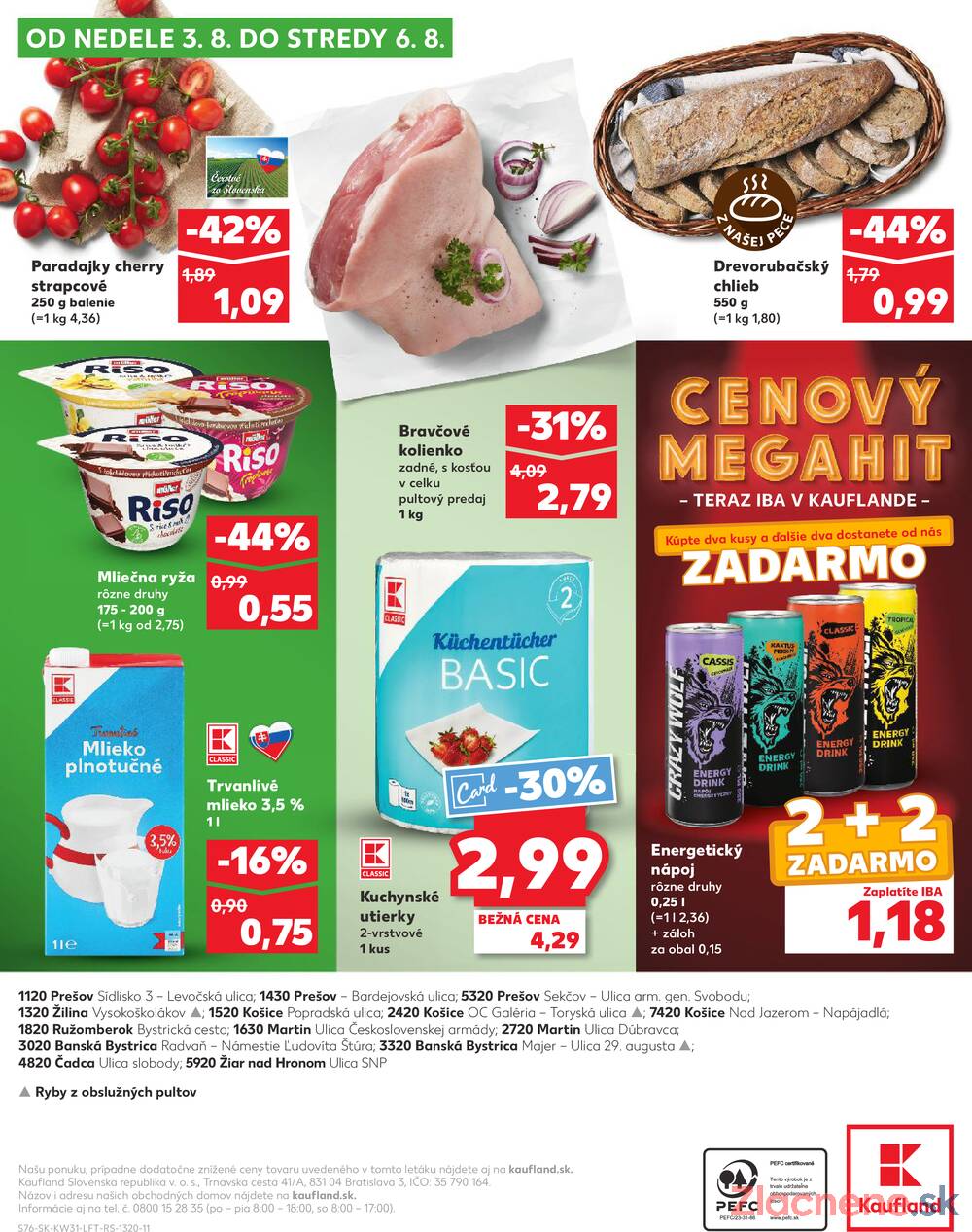 Leták Kaufland - Kaufland 31.7. - 6.8. - Kaufland Košice - Popradská - strana 76 Leták Kaufland - Kaufland 31.7. - 6.8. - Kaufland Košice - Popradská - strana 76