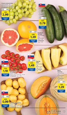 Tesco supermarkety od 30.7. do 5.8.2025