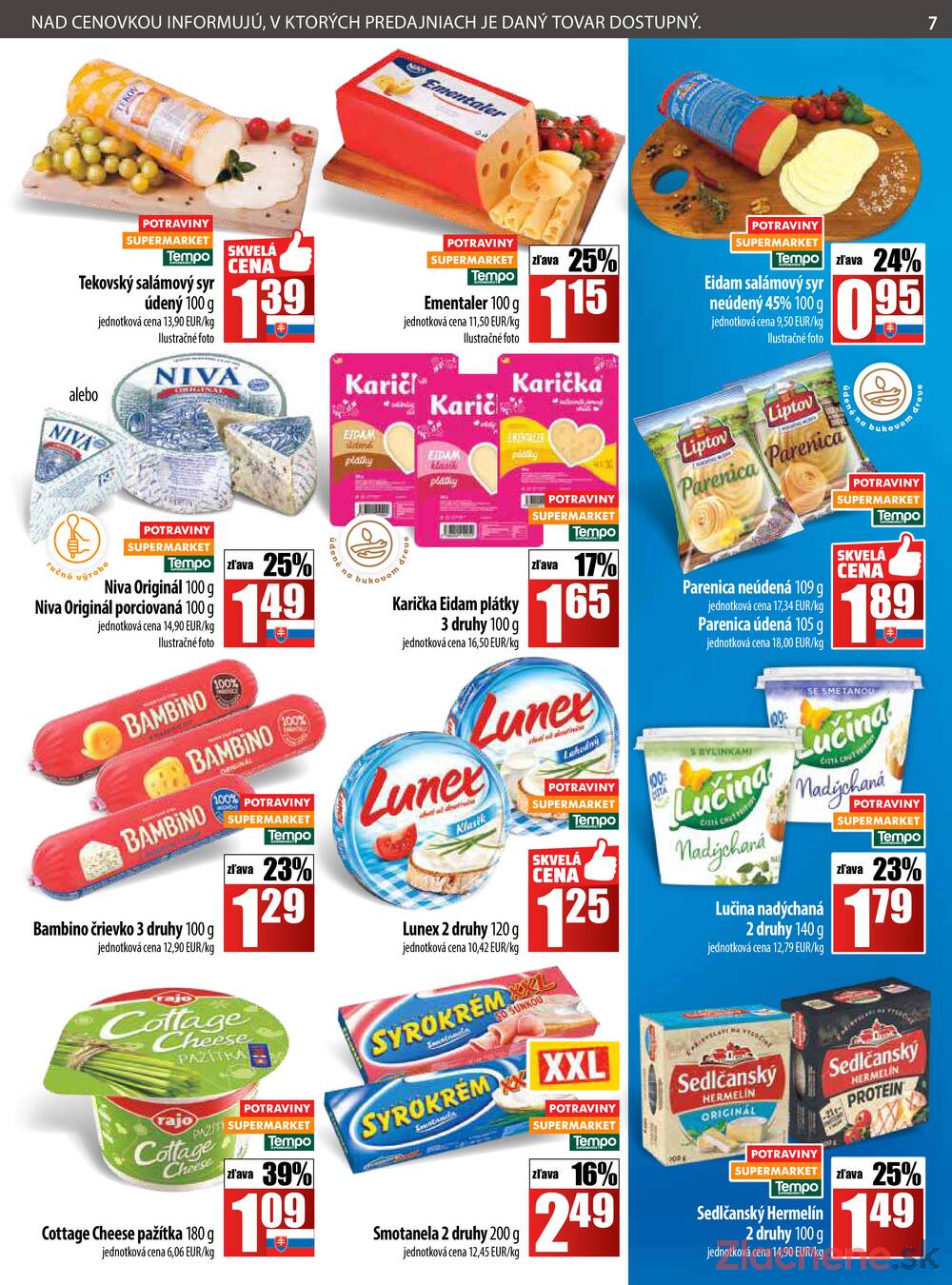 Leták COOP Jednota Slovensko - COOP do 6.8. - strana 7