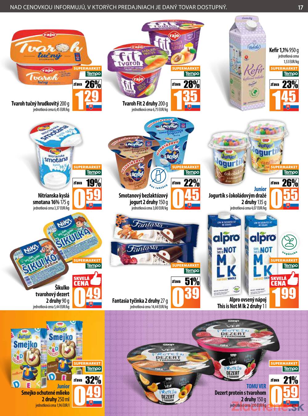 Leták COOP Jednota Slovensko - COOP do 6.8. - strana 17