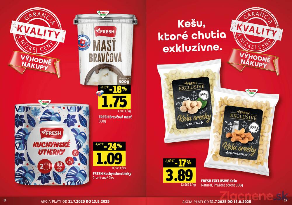 Leták Fresh - Fresh do 13.8. - strana 8