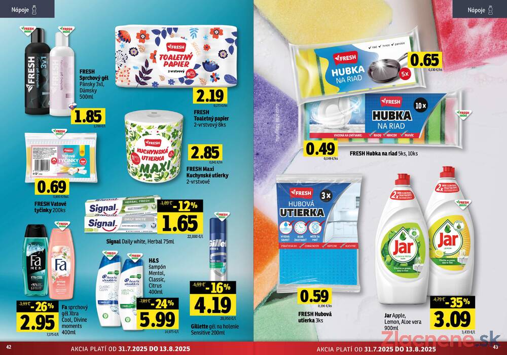Leták Fresh - Fresh do 13.8. - strana 22