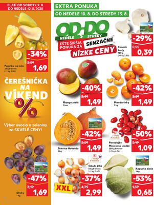 Kaufland 7.8. - 13.8. - Kaufland Michalovce