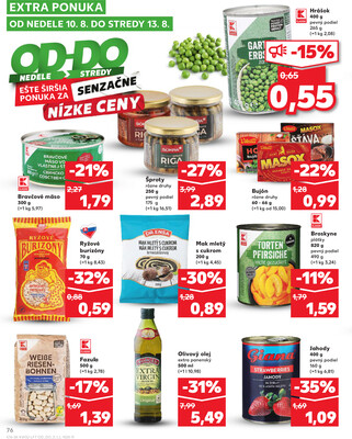 Kaufland 7.8. - 13.8. - Kaufland Dubnica nad Váhom
