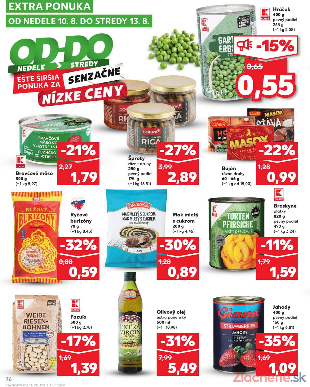 Leták Kaufland - Kaufland 7.8. - 13.8. - Kaufland Vranov nad Topľou - strana 76