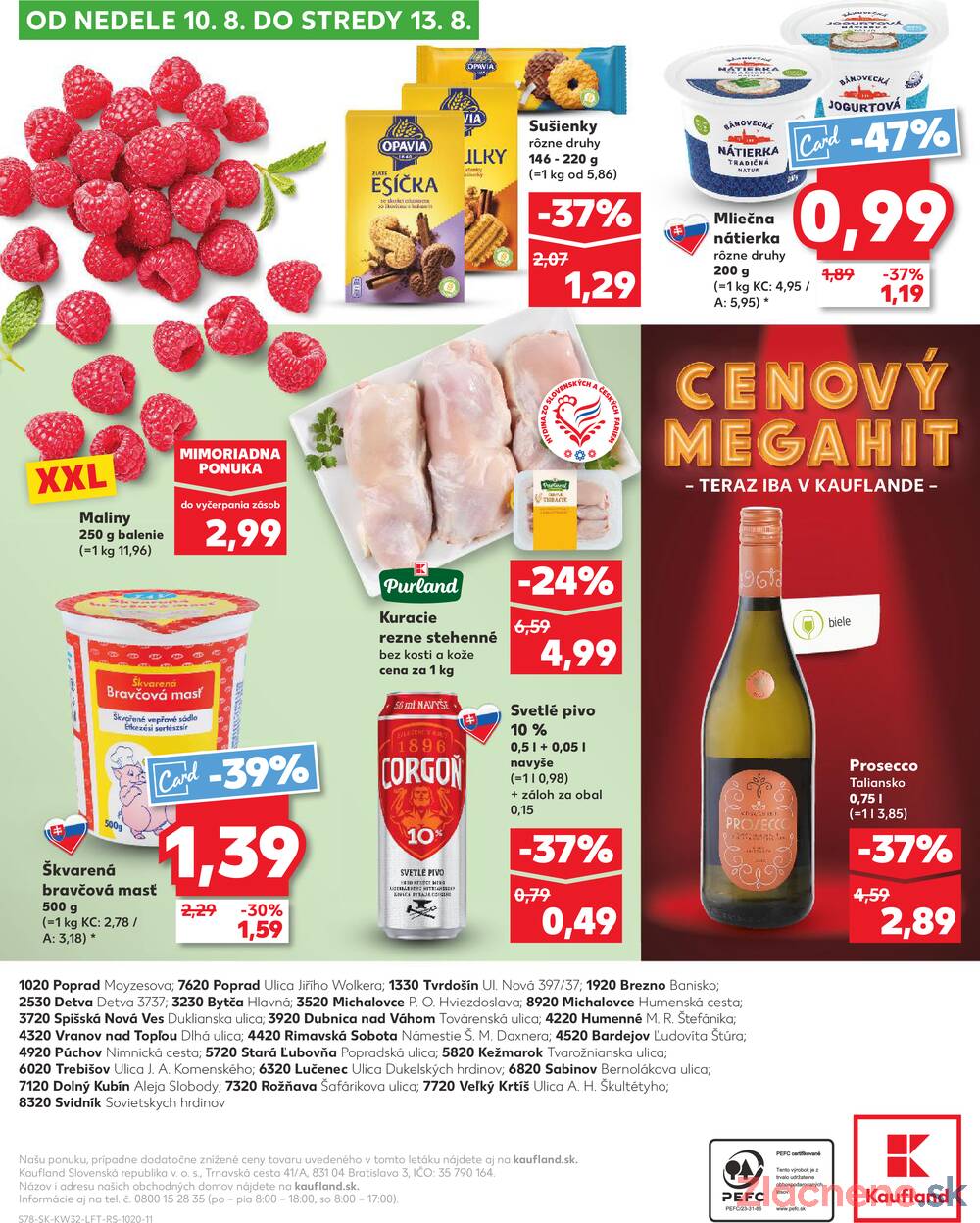 Leták Kaufland - Kaufland 7.8. - 13.8. - Kaufland Vranov nad Topľou - strana 78 Leták Kaufland - Kaufland 7.8. - 13.8. - Kaufland Vranov nad Topľou - strana 78