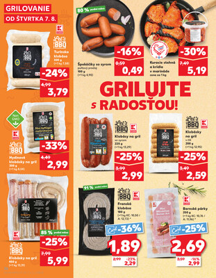 Kaufland 7.8. - 13.8. - Kaufland Hlohovec