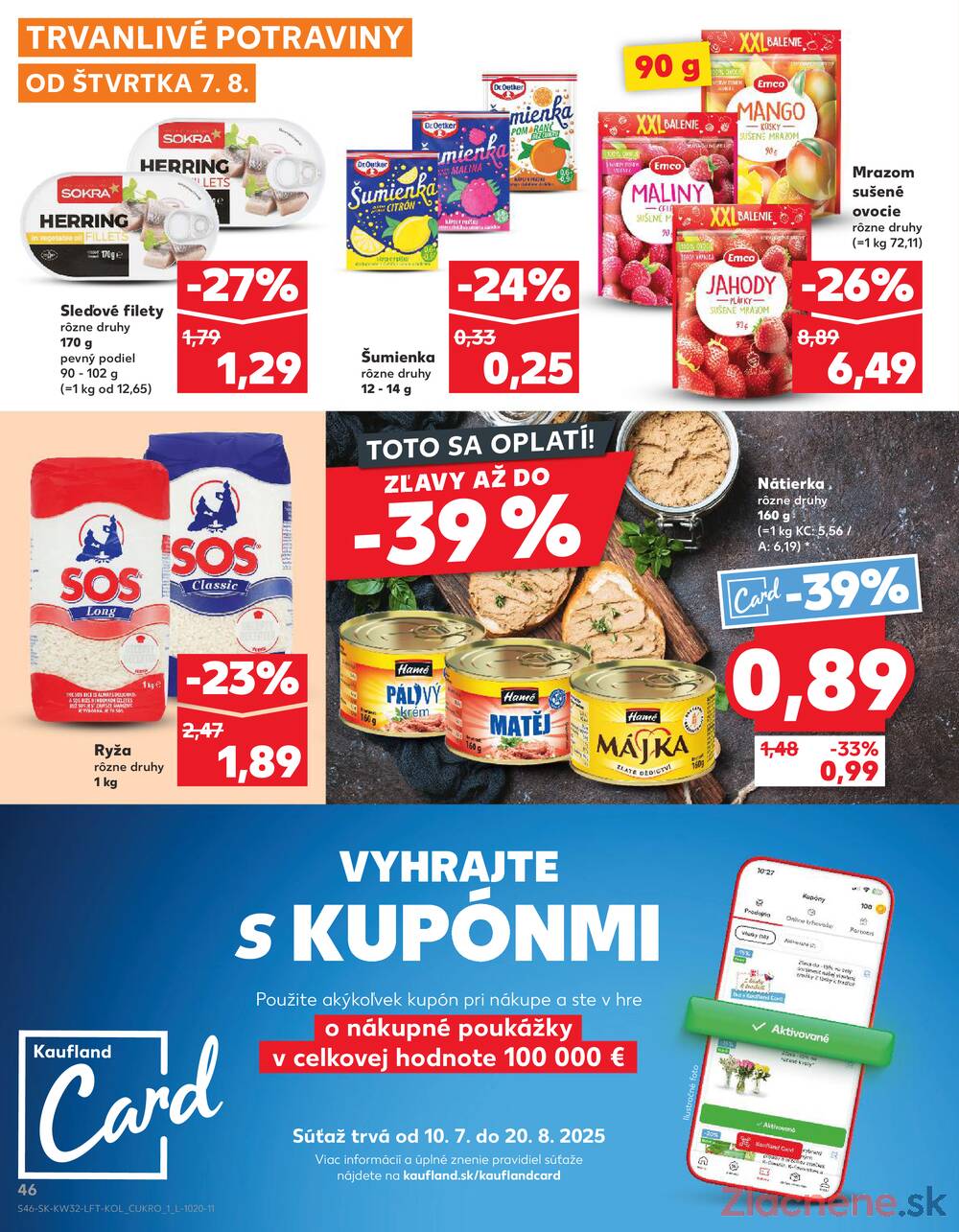 Leták Kaufland - Kaufland 7.8. - 13.8. - Kaufland Topoľčany - strana 46