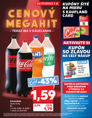 Kaufland 7.8. - 13.8. - Kaufland Topoľčany