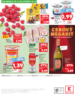 Kaufland 7.8. - 13.8. - Kaufland Šamorín-Mliečno - Krajinská cesta