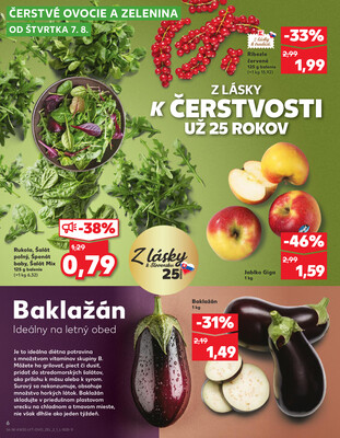 Kaufland 7.8. - 13.8. - Kaufland Skalica - Mallého