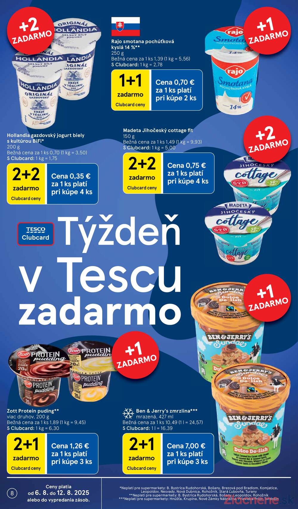 Leták Tesco - Tesco supermarkety od 6.8. do 12.8.2025 - strana 8 Leták Tesco - Tesco supermarkety od 6.8. do 12.8.2025 - strana 8