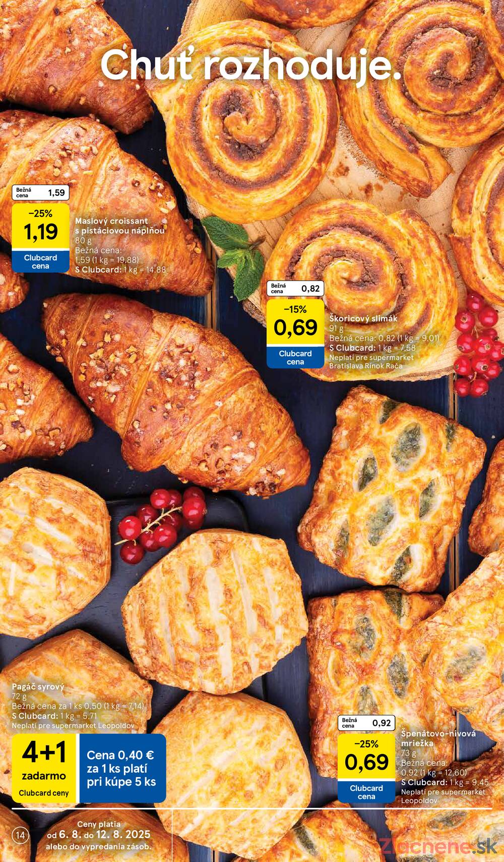 Leták Tesco - Tesco supermarkety od 6.8. do 12.8.2025 - strana 14 Leták Tesco - Tesco supermarkety od 6.8. do 12.8.2025 - strana 14