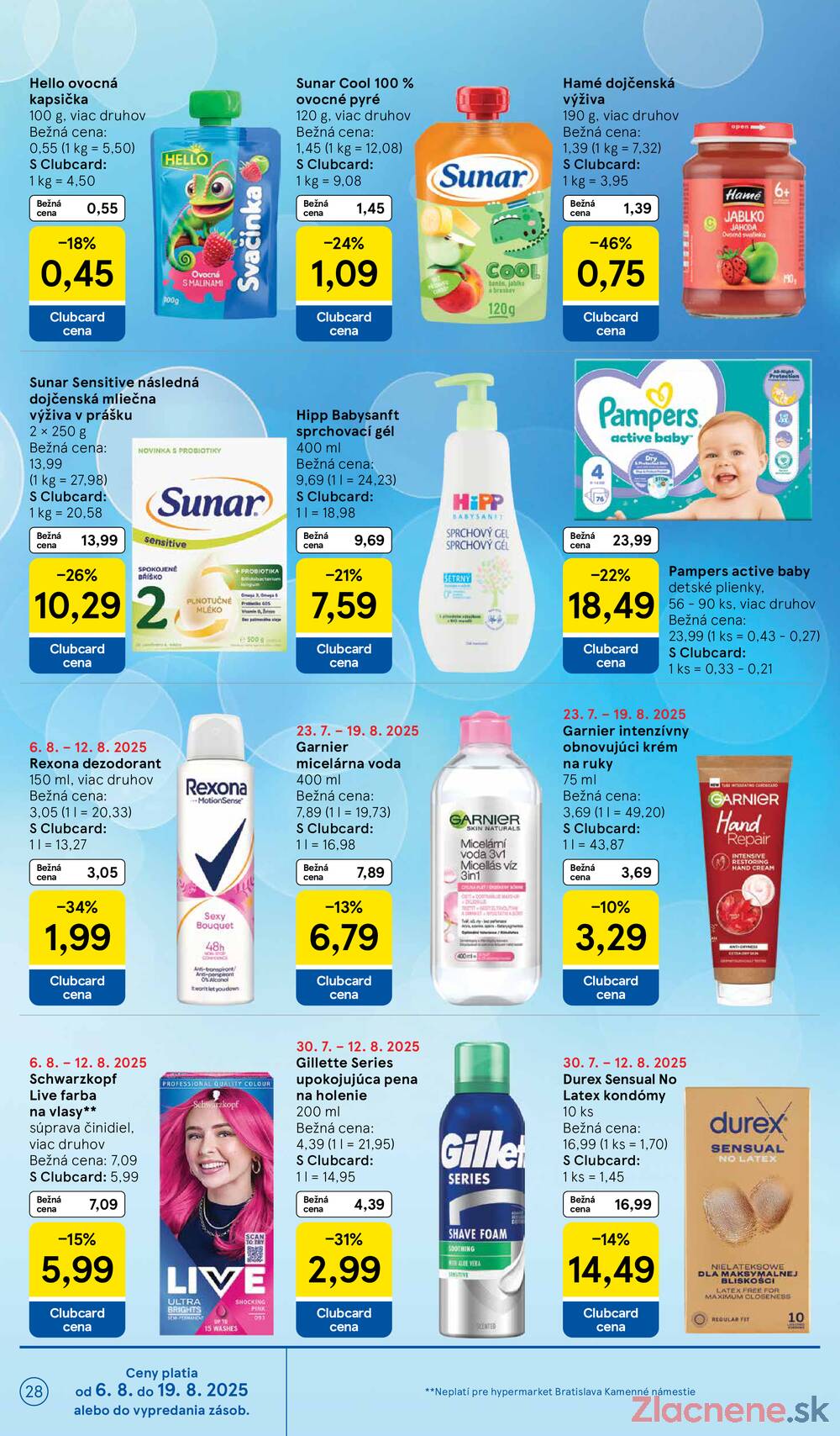 Leták Tesco - Tesco malé hypermarkety od 6.8. do 12.8.2025 - strana 28 Leták Tesco - Tesco malé hypermarkety od 6.8. do 12.8.2025 - strana 28