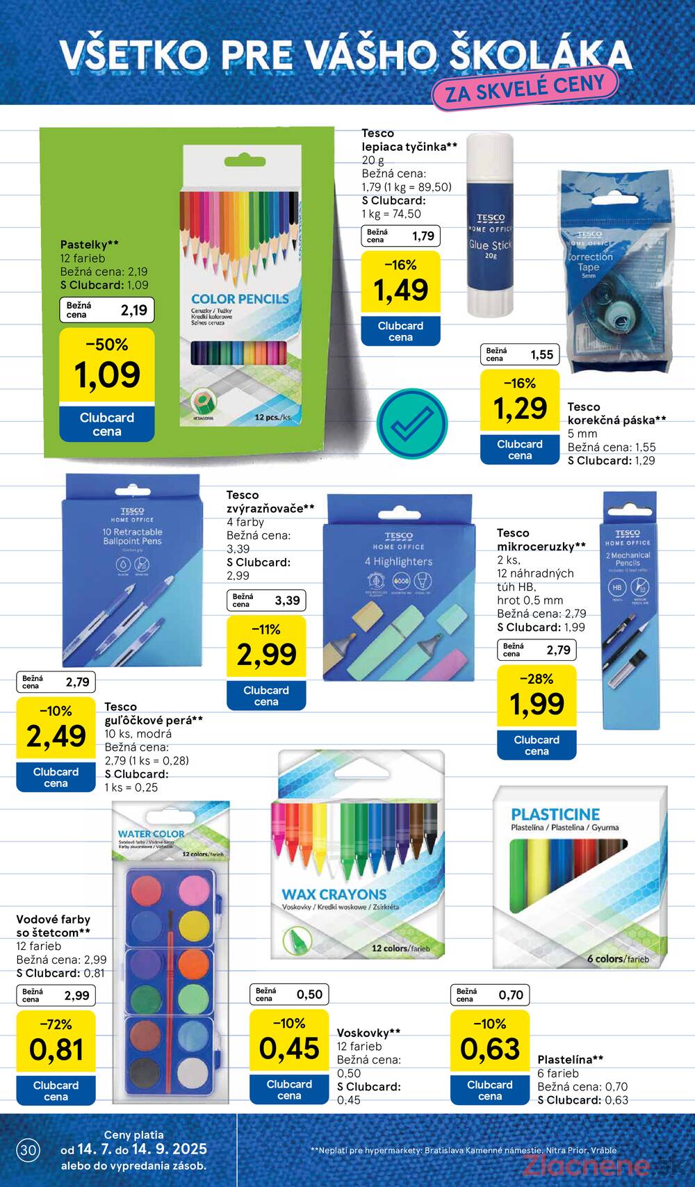 Leták Tesco - Tesco malé hypermarkety od 6.8. do 12.8.2025 - strana 30 Leták Tesco - Tesco malé hypermarkety od 6.8. do 12.8.2025 - strana 30