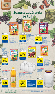 Tesco malé hypermarkety od 6.8. do 12.8.2025