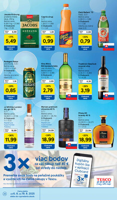 Tesco malé hypermarkety od 6.8. do 12.8.2025