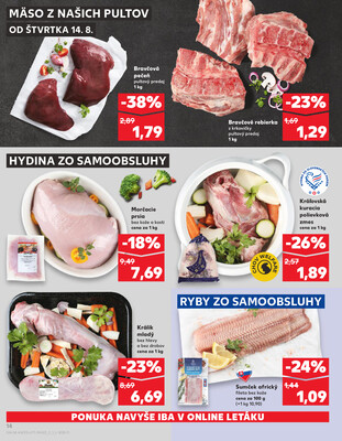 Kaufland 14.8. - 20.8. - Kaufland Rimavská Sobota