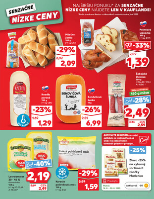 Kaufland 14.8. - 20.8. - Kaufland Rimavská Sobota