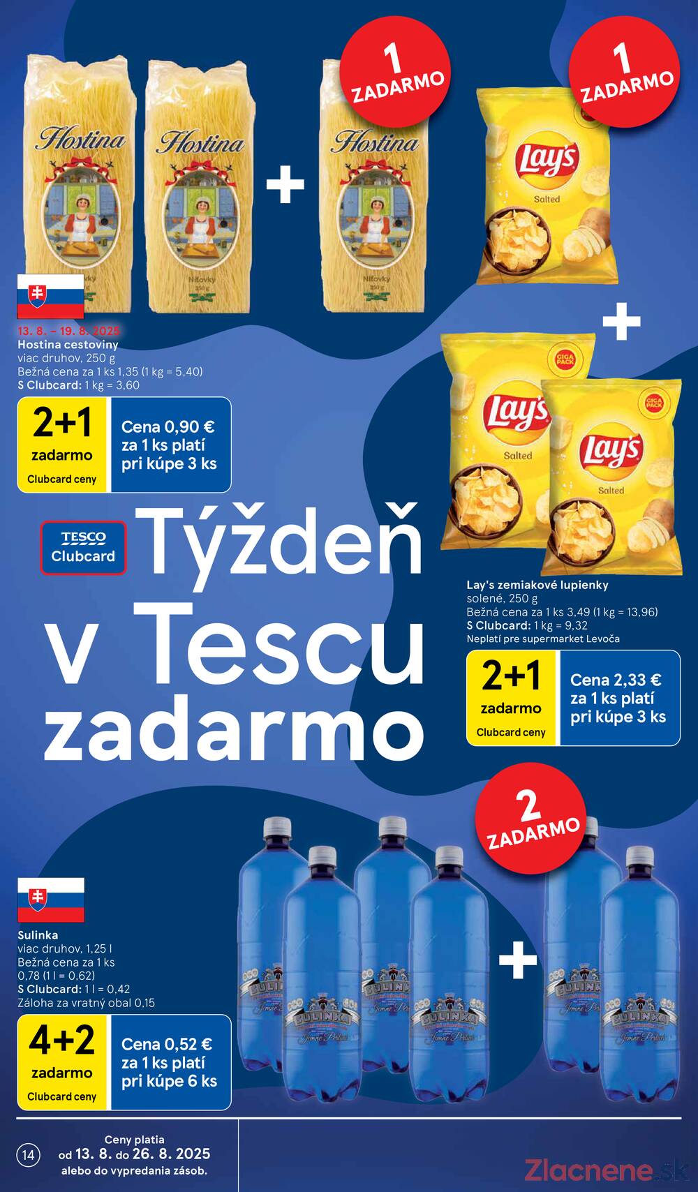 Leták Tesco - Tesco supermarkety od 13.8. do 19.8.2025 - strana 14