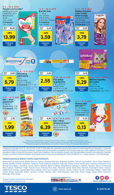 Tesco supermarkety od 13.8. do 19.8.2025