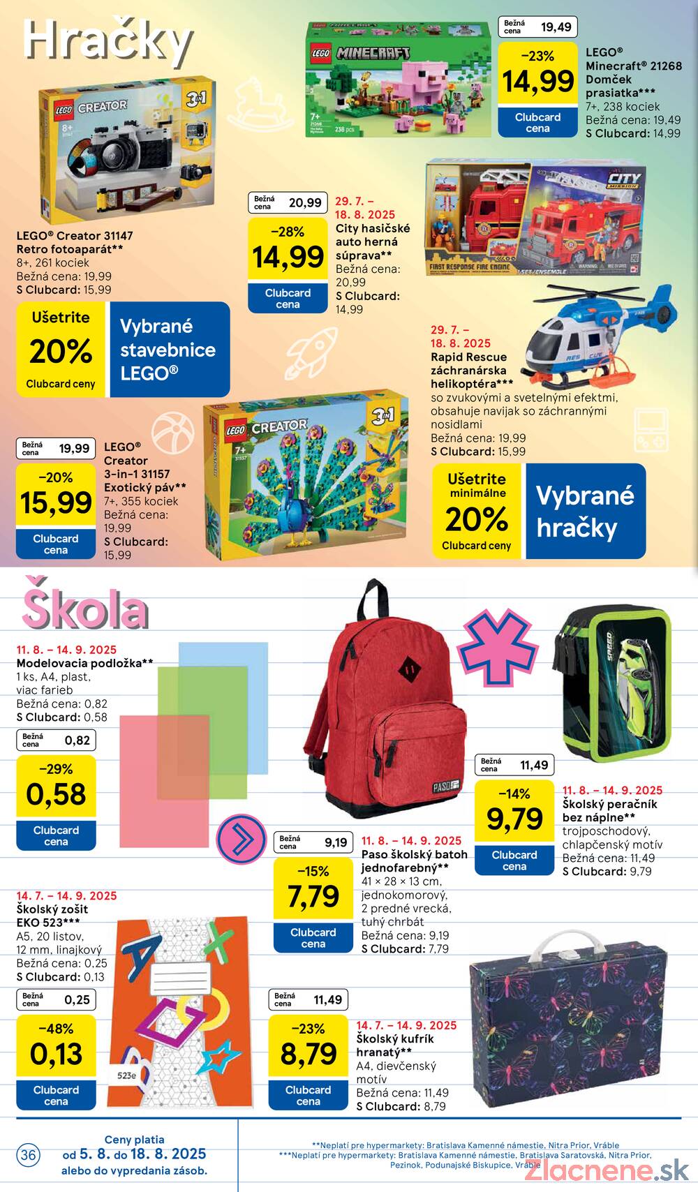 Leták Tesco - Tesco malé hypermarkety od 13.8. do 19.8.2025 - strana 36 Leták Tesco - Tesco malé hypermarkety od 13.8. do 19.8.2025 - strana 36