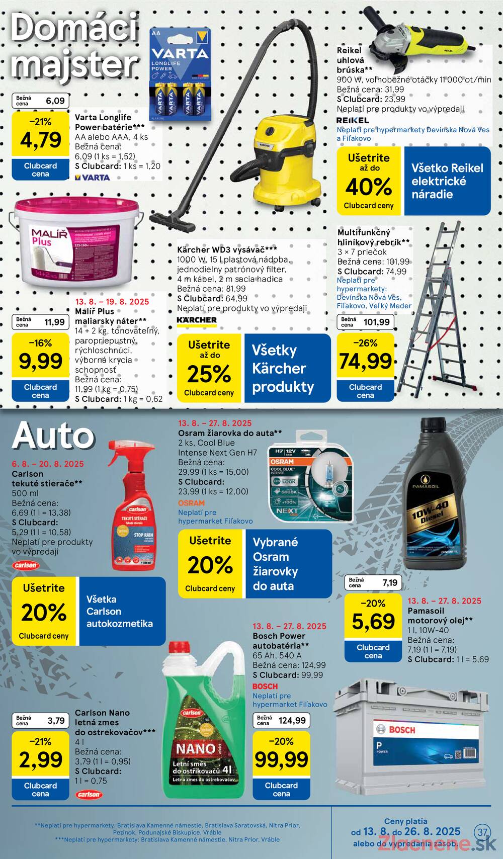 Leták Tesco - Tesco malé hypermarkety od 13.8. do 19.8.2025 - strana 37