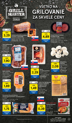 Tesco malé hypermarkety od 13.8. do 19.8.2025