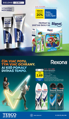 Tesco malé hypermarkety od 13.8. do 19.8.2025