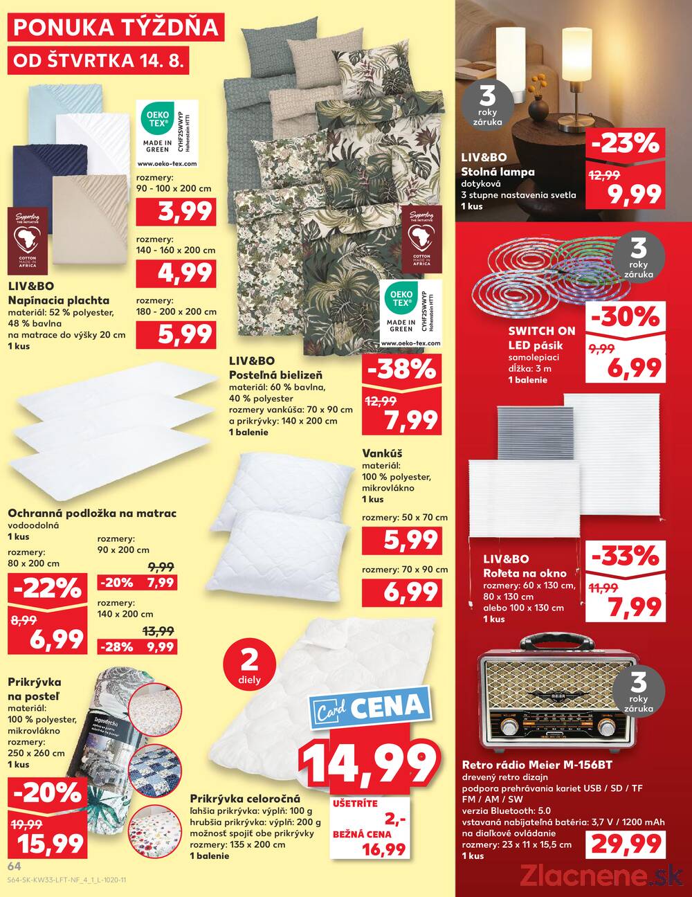 Leták Kaufland - Kaufland 14.8. - 20.8. - Kaufland Trebišov - strana 64