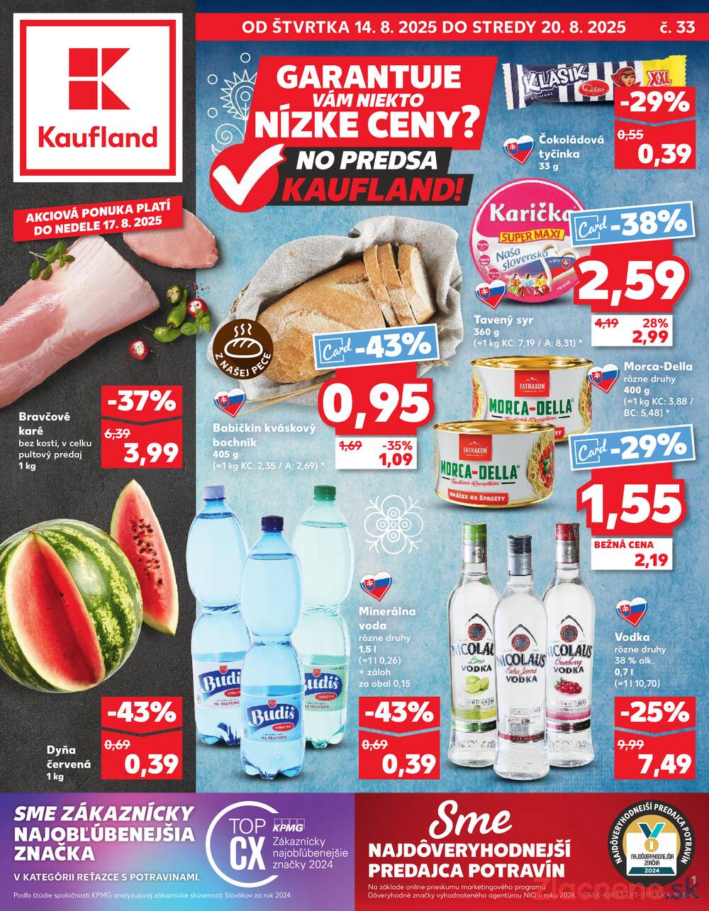 Leták Kaufland - Kaufland 14.8. - 20.8. - Kaufland Dolný Kubín - strana 1