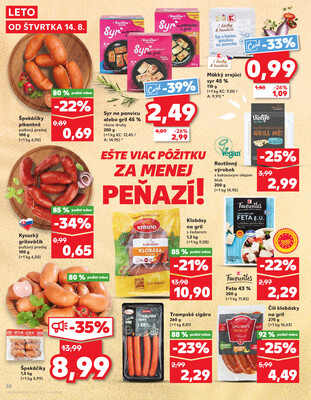 Kaufland 14.8. - 20.8. - Kaufland Rožňava