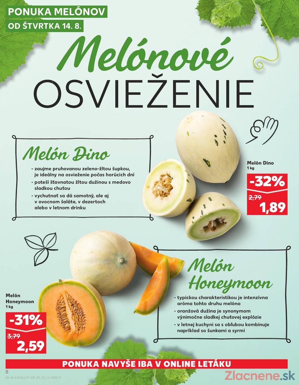 Leták Kaufland - Kaufland 14.8. - 20.8. - Kaufland Trnava - Nová ul. - strana 8