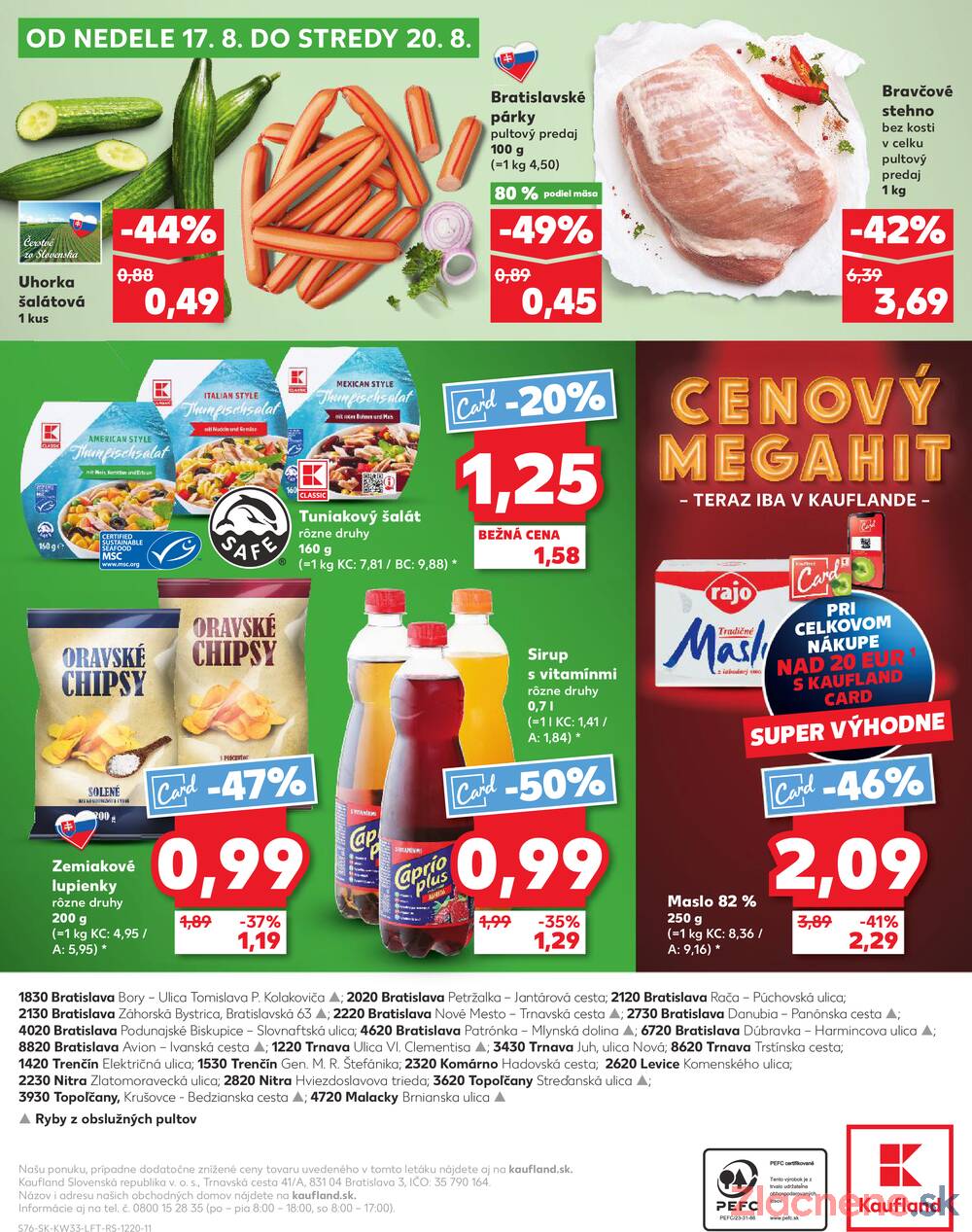 Leták Kaufland - Kaufland 14.8. - 20.8. - Bratislava-Patrónka - strana 76