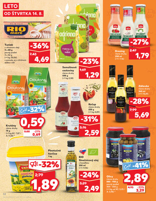 Kaufland 14.8. - 20.8. - Kaufland Prešov - Sekčov 