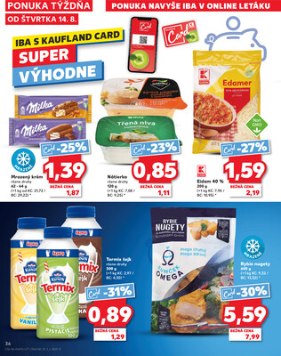 Kaufland 14.8. - 20.8. - Kaufland Prešov - Sekčov 