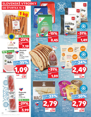 Kaufland 14.8. - 20.8. - Kaufland Čadca