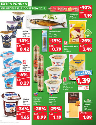 Kaufland 14.8. - 20.8. - Kaufland Senica