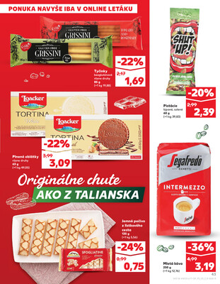 Kaufland 14.8. - 20.8. - Kaufland Košice - Popradská 