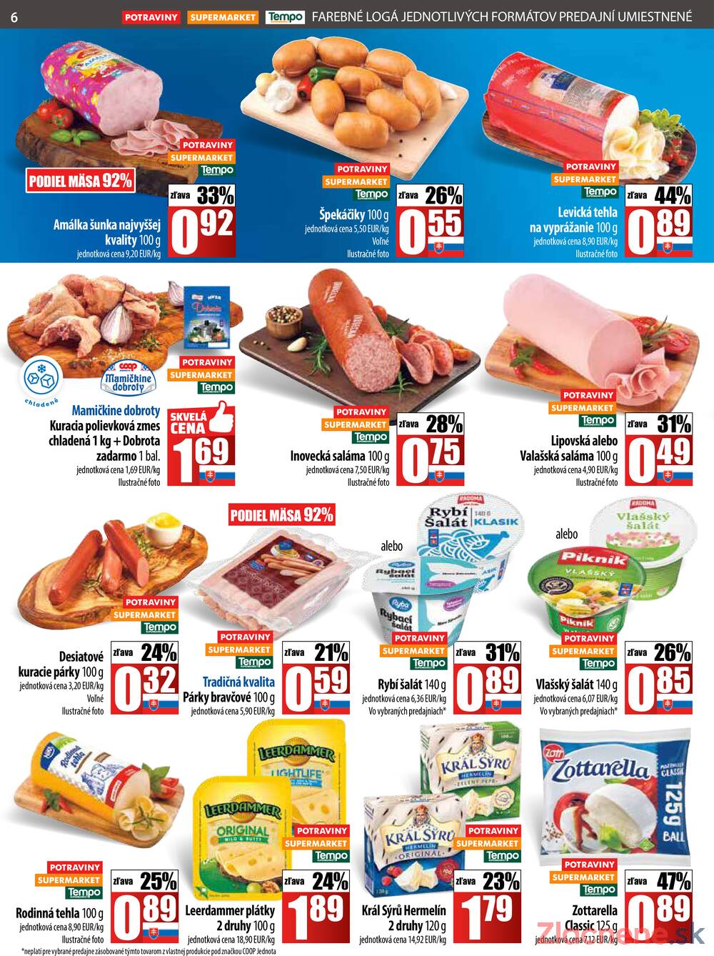 Leták COOP Jednota Slovensko - COOP do 20.8. - strana 6